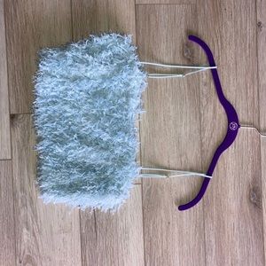 Zara feather crop top